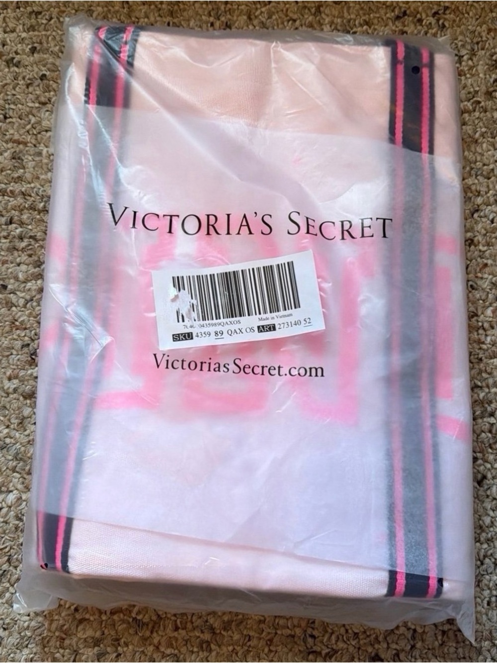 New PINK Victoria’s Secret large canvas tote